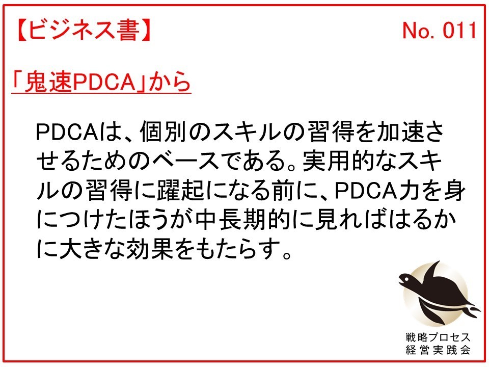 鬼速PDCA