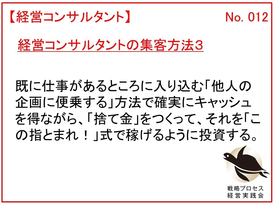 経営コンサルタントの集客方法３