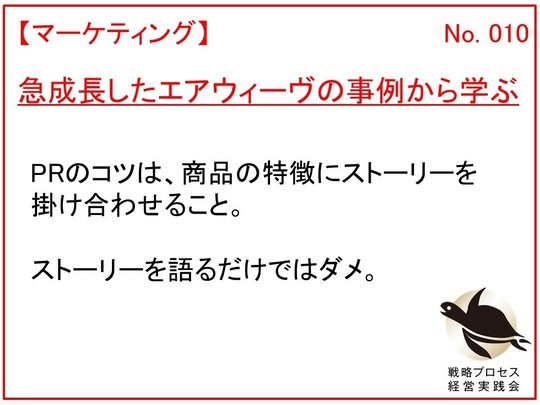 急成長したエアウィーヴの事例から学ぶ
